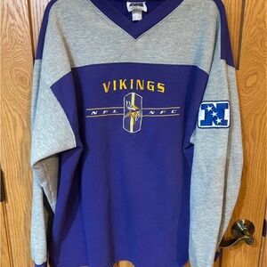 Vikings Purple and Gray Sweatshirt